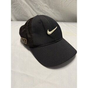 Nike Golf FlexFit VR 20XI Cap Men's S/M Black Swoosh Embroidered Logo Fitted Hat